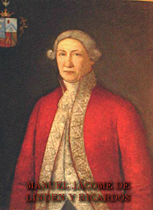 1703-06 (Alcalde 1721-22, 23-24) Manuel Jacome de Linden y Ricardos