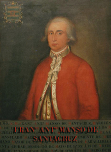 1793-1795 (Alcalde 1790-93) Fco. Antonio Manso de Velasco y Santacruz